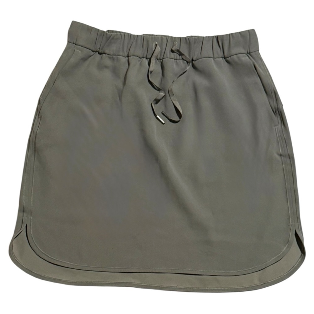 Lululemon Skirt 12 Womens On The Fly Athletic Elastic Waist Skirt